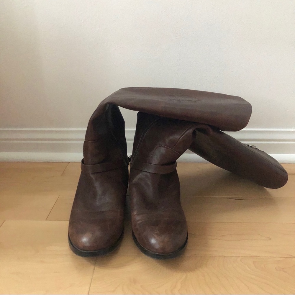Brown Leather Riding Boots - Picture 16 of 16